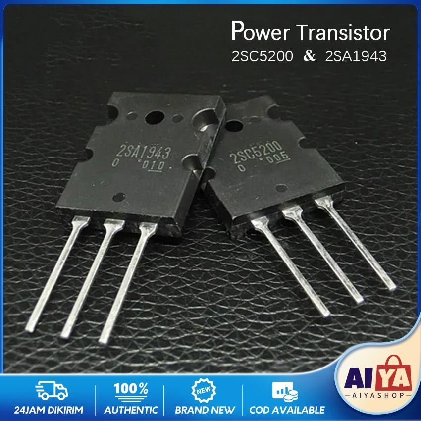 Power Transistor Toshiba 2Sa1943 2Sc5200 A1943 C5200 Lot 714