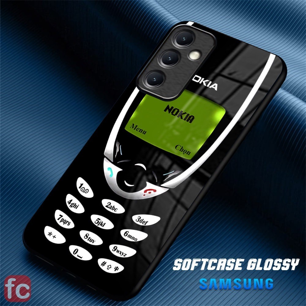 Softcase Glossy Samsung A15 A25 A35 A55  |FR38| Case Silikon Efek Kaca Pelindung Kamera Silikon Mika