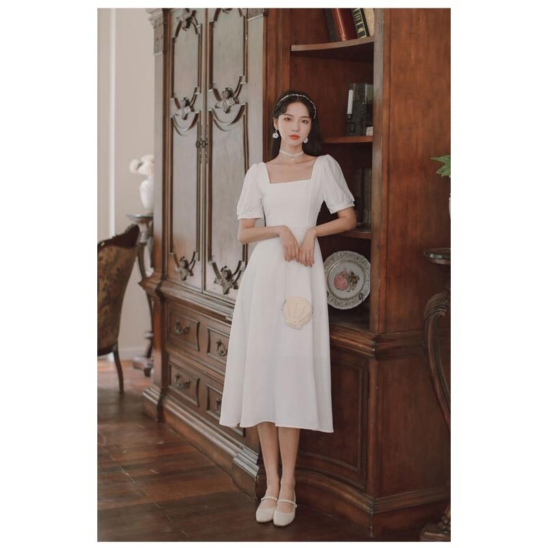 DISKON BAJU DRESS PANTAI OUTFIT WANITA KEKINIAN KONDANGAN MEWAH SIMPLE ELEGAN COCKTAIL DRESS HITAM