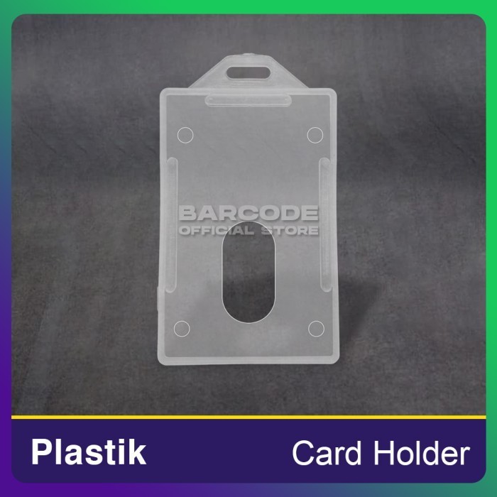 

Case Plastik Kartu PVC ID Card Holder Casing Frame Transparan Bening -TMA69