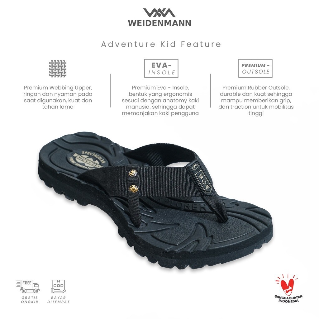 Weidenmann Adventure 03 Sandal Outdoor / Sandal Gunung Pria Wanita / Sandal Gunung