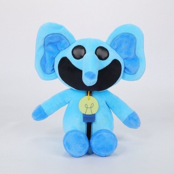TOKOSANIA Boneka Smiling Critters Series  Plush Doll CatNap Cartoon Monster Game - Biru Muda