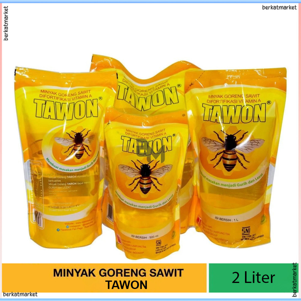 Minyak Goreng Gorengan Cap Tawon 2 L Kg Pouch Refill Isi Ulang Botol Kelapa Sawit Murni Palm Cooking