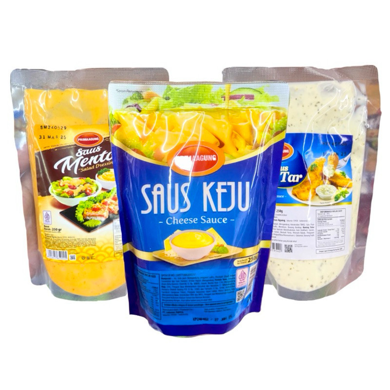 Saus primaagung 250g / Saus tartar 250 gram / saus mentai 250g / saus keju 250g