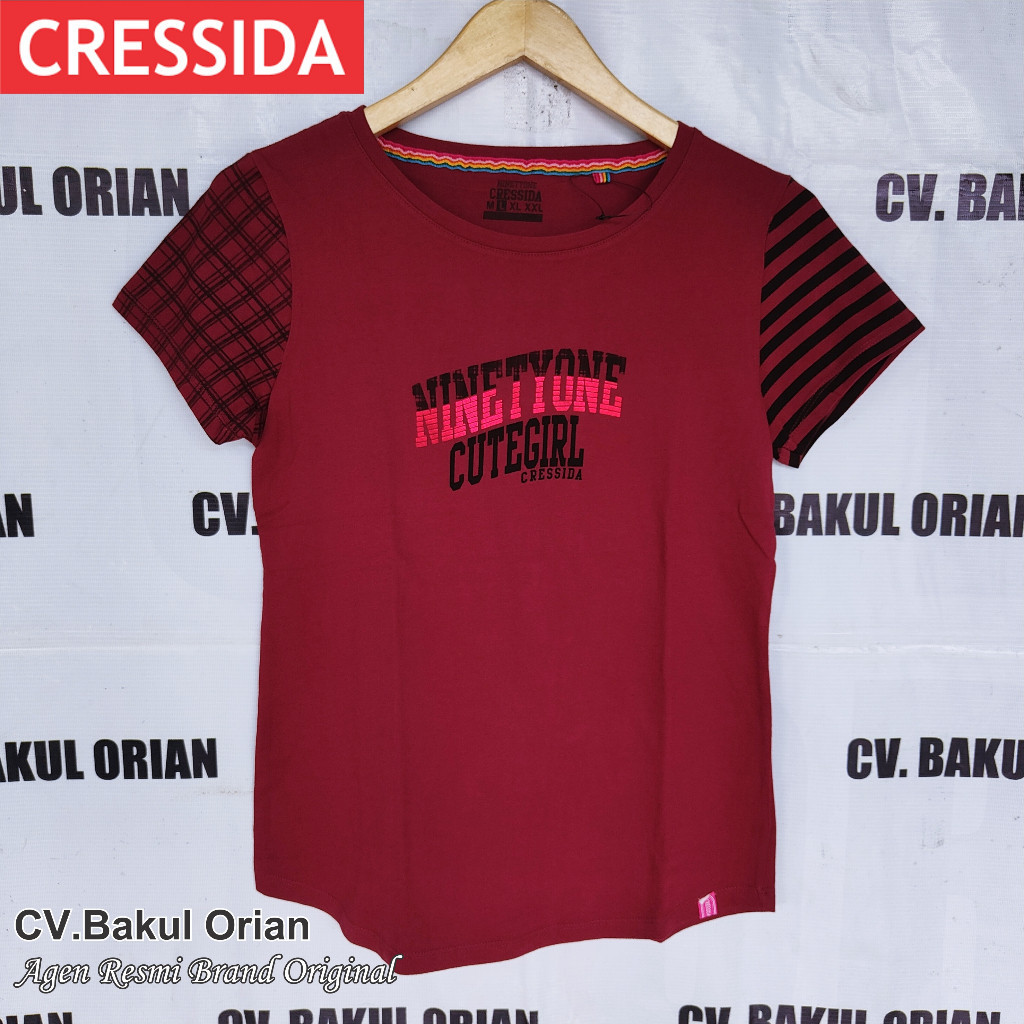 Promo Cressida original Kaos cewek Baju kaos wanita Cressida - OYCC-110023