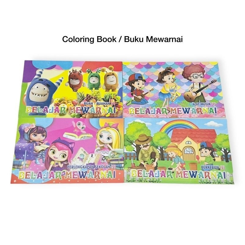 

Buku Mewarnai Anak isi 6lbr / Buku Edukasi Anak / Buku Mewarnai Bergambar / Coloring Book