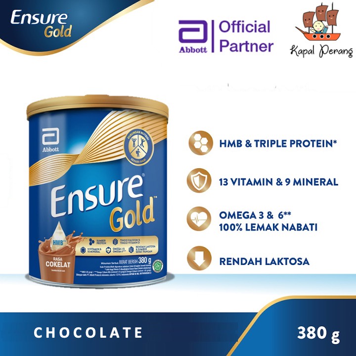 

Ensure Gold HMB Cokelat 380 gram