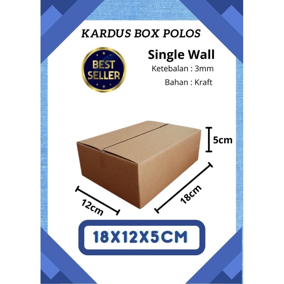 

Kardus Karton Box uk 18x12x5 cm