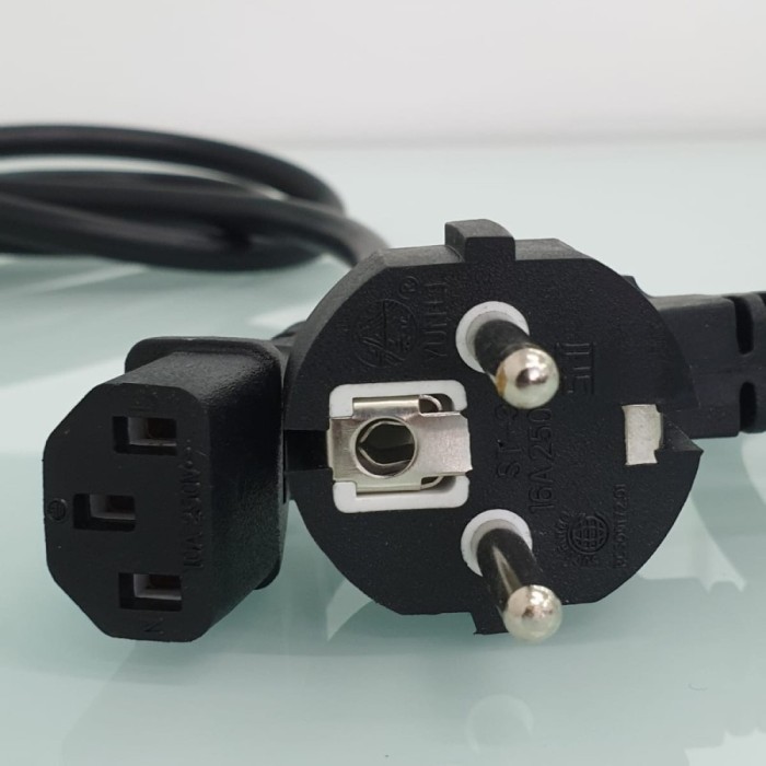 KABEL POWER CORD AC 16A 250V UPS/PSU MINING/CPU MONITOR 1,5m 3 x 1,5mm