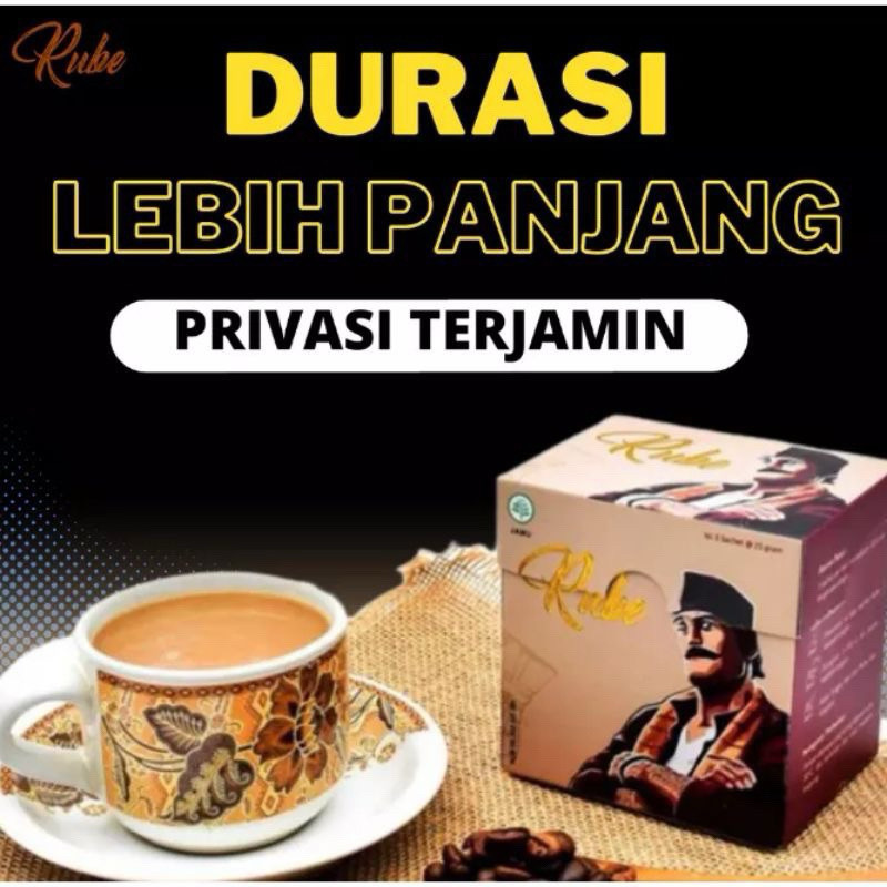 

OFFICIAL STORE KOPI RUBE BPOM ASLI ( 5 sachet ) KOPI PRIA ORIGINALFree shipping