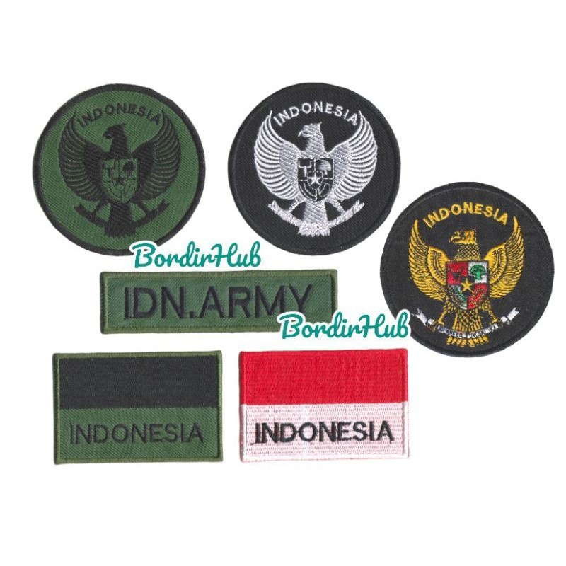 patch bordir logo garuda indonesia embroidery