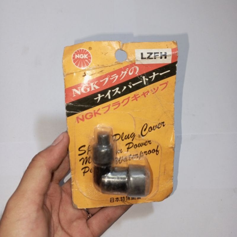 Cop Busi NGK LZFH Japan / Kepala Busi Pendek / Cover Tutup Busi Yamaha Original