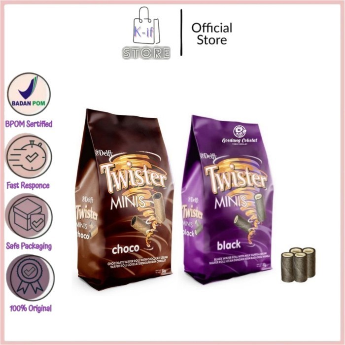 

[K-ifstore] Twister Minis Black & Coco 70g Isi 3 Pcs
