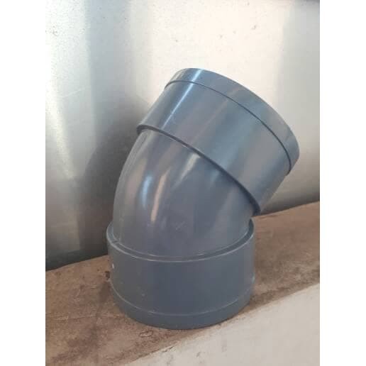 Keni 4" inch / Knee / L / kenie / Elbow 45 derajat PVC 4" D (Murah)