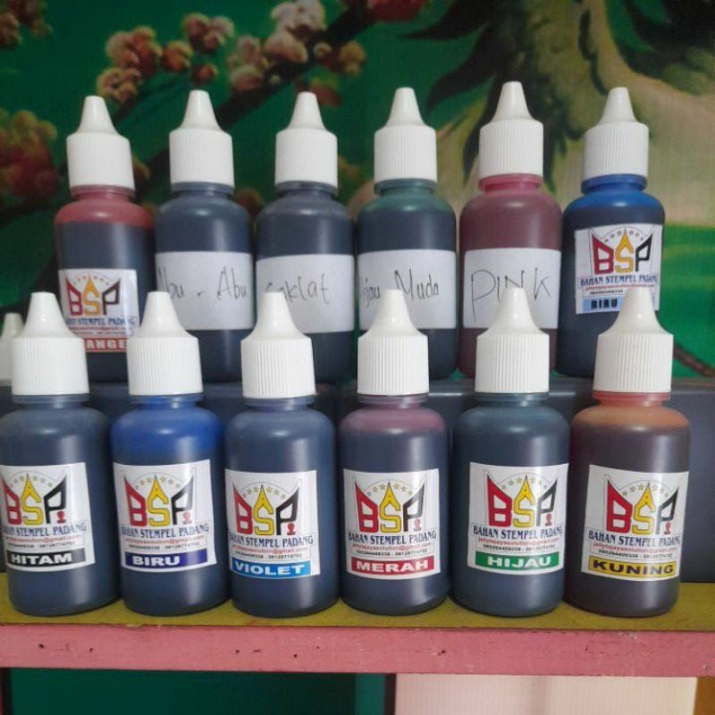 

TINTA STEMPEL FLASH 100 ML BERKUALITAS 12 WARNA PILIHAN