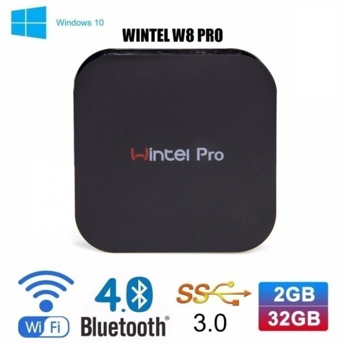 WINTEL W8 PRO Mini PC - Intel Atom x5-Z8350 - 2GB-32GB - Windows 10