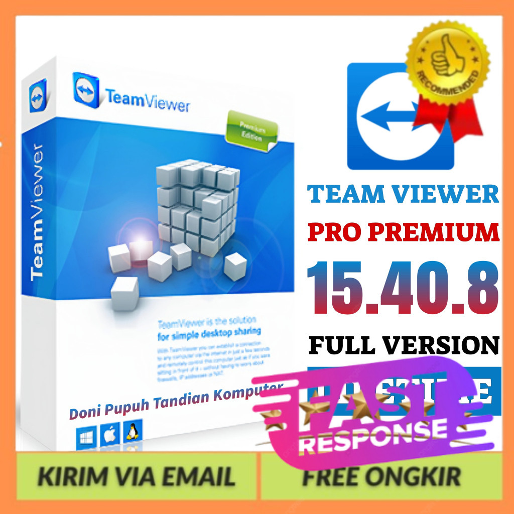 Team Viewer Pro Terbaru Full Version Lifetime - TeamViewer Pro Premium + Video Cara Install