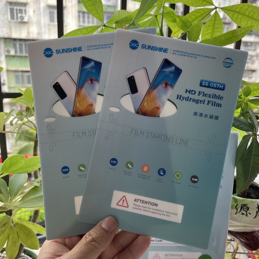 50PCs Pelicula Hidrogel Lamina Sunshine TPU Soft Flexible Hydrogel Film Hydro Dipping Sheet Mechanic