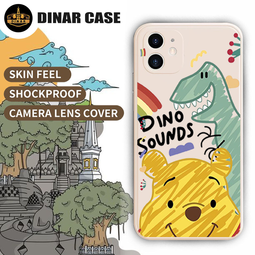 Softcase Xiaomi Redmi 4X 5A 6A 7 8 9 9A 9C 9T 10 10C 12C Note 5a  motif Gambar    DN 311 DINO custom