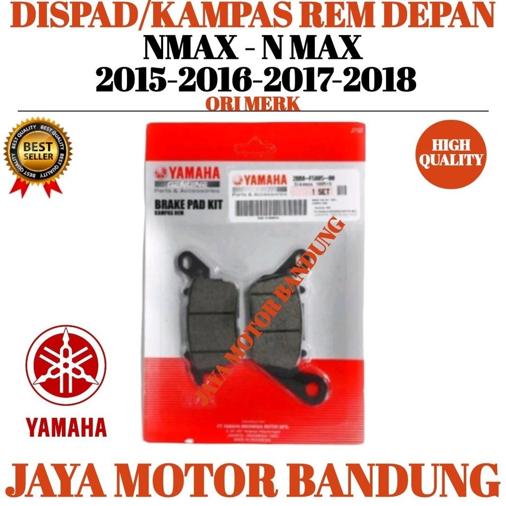 YGP - KAMPAS REM DEPAN CAKRAM /DISPAD NMAX - N MAX TAHUN 2015 2016 2017 2018 DISC PAD ORIGINAL