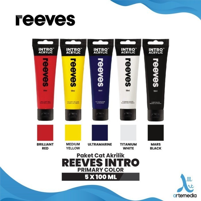 

promo ✨ -Cat Akrilik Reeves Intro Acrylic Paint Color 100ml - INTRO PRIMARY