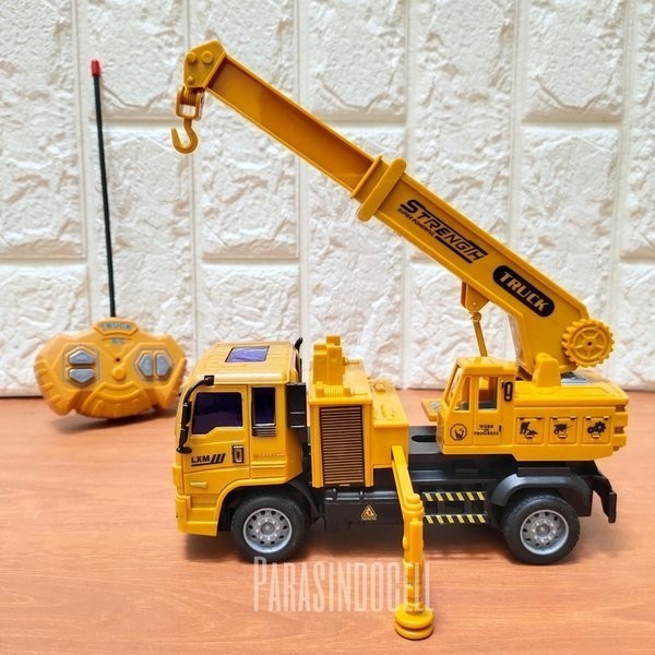 Mainan Truk RC Crane Alat Berat Konstruksi Remote Control Anak