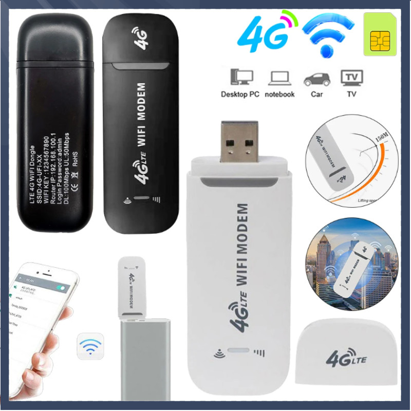 【COD】Modem WIFI USB 500Mbps 4G LTE Wi-Fi Portabel All Operator LTE Modem Wifi Portabel 4g Kartu Jari
