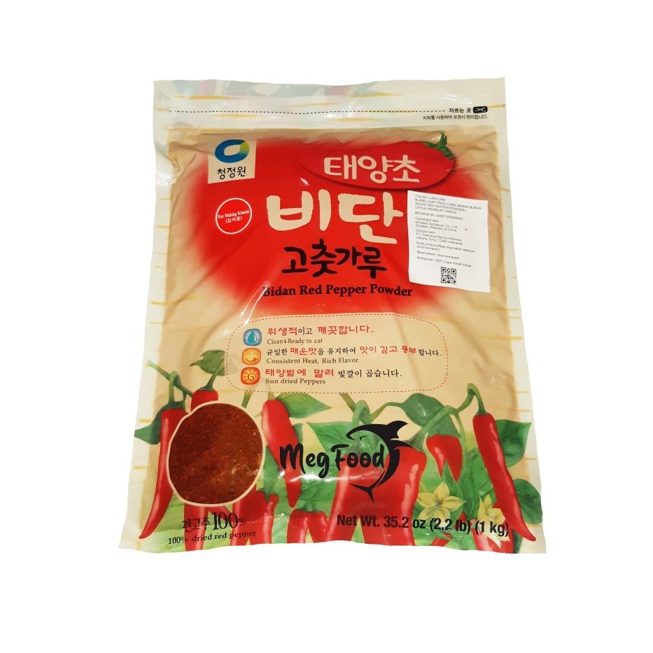 

Daesang Chung Jung One Gochugaru Bidan Red Pepper Powder 1 Kg - Cabe