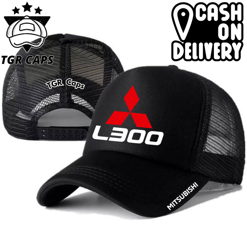 TGR Caps Topi Trucker L300 - Topi Distro L300 Logo - Topi MITSUBISHI L300 Premium - Topi Pria Dewasa