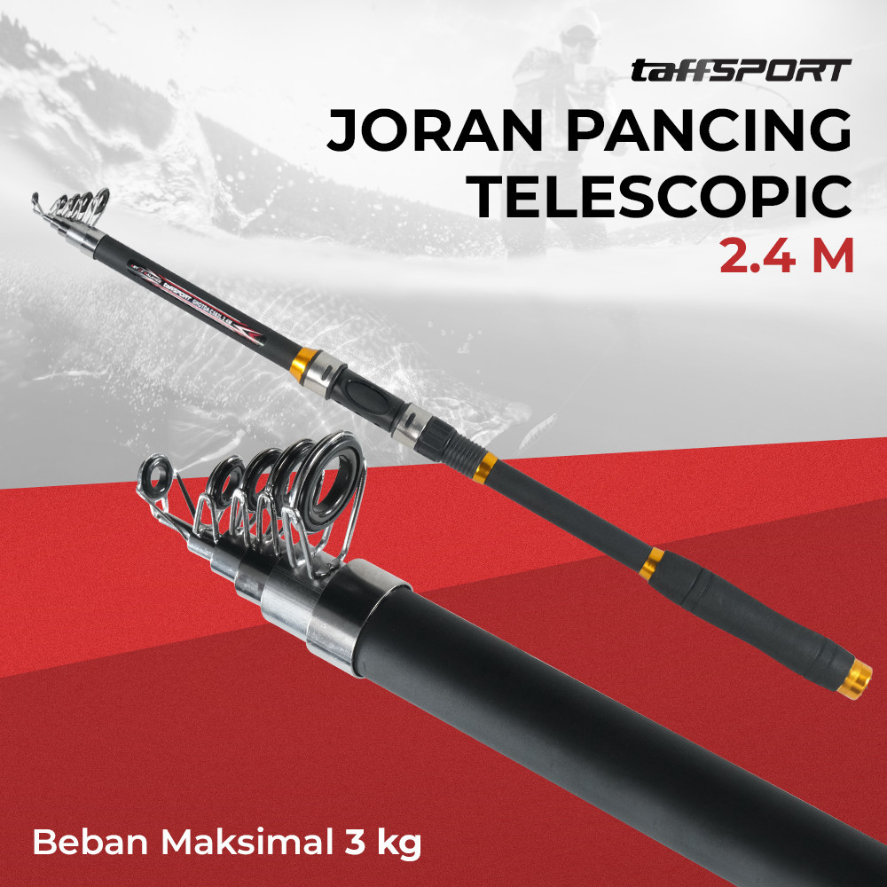 TaffSPORT GHOTDA: Joran Pancing Teleskopik Portable