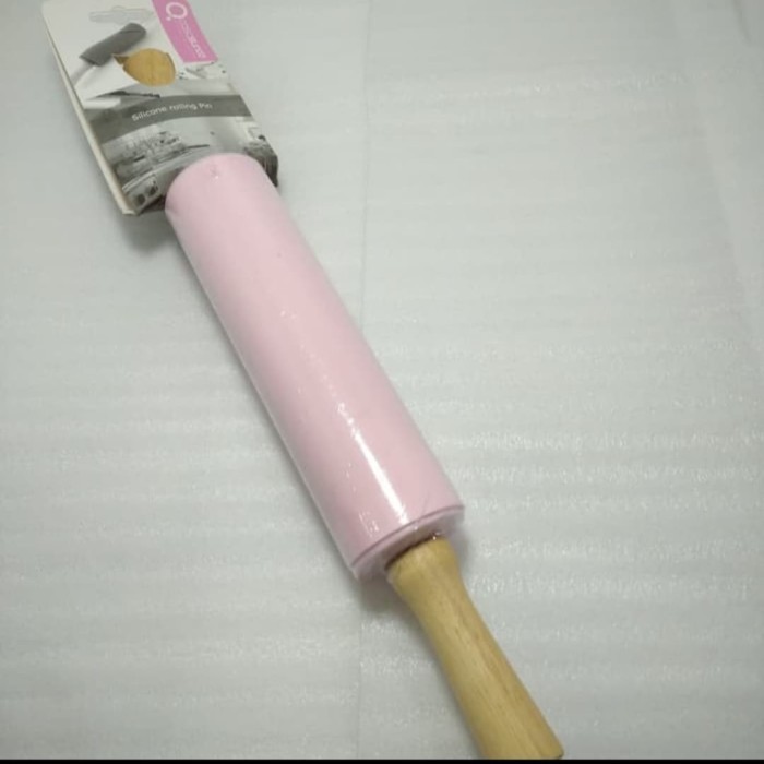

TERJUAL penggiling gilingan roller rolling pin adonan bahan roti kue adonan - Merah Muda