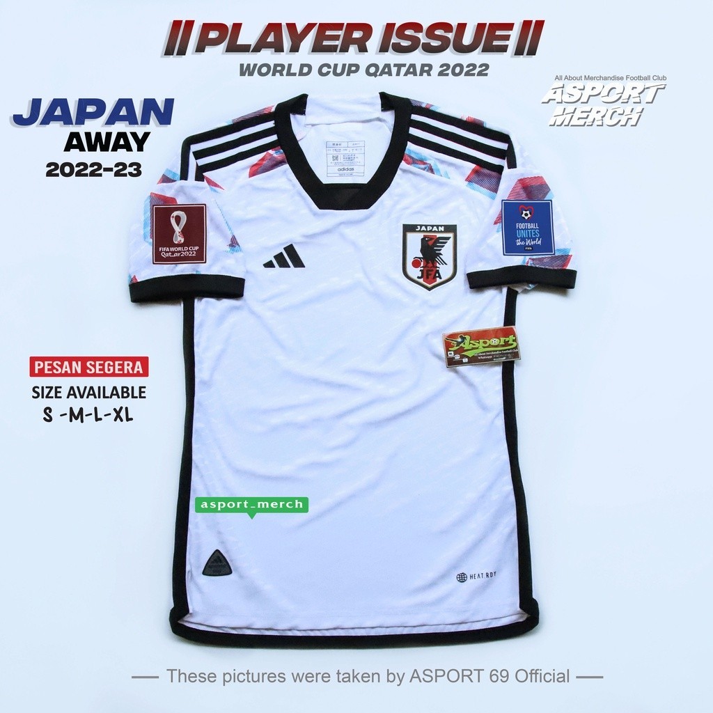 YR56VZ JAPAN AWAY PLAYER ISSUE JERSEY BOLA JEPANG AWAY WORLDCUP 2022 2023 PREMIUM HIGH QUALITY PRIME