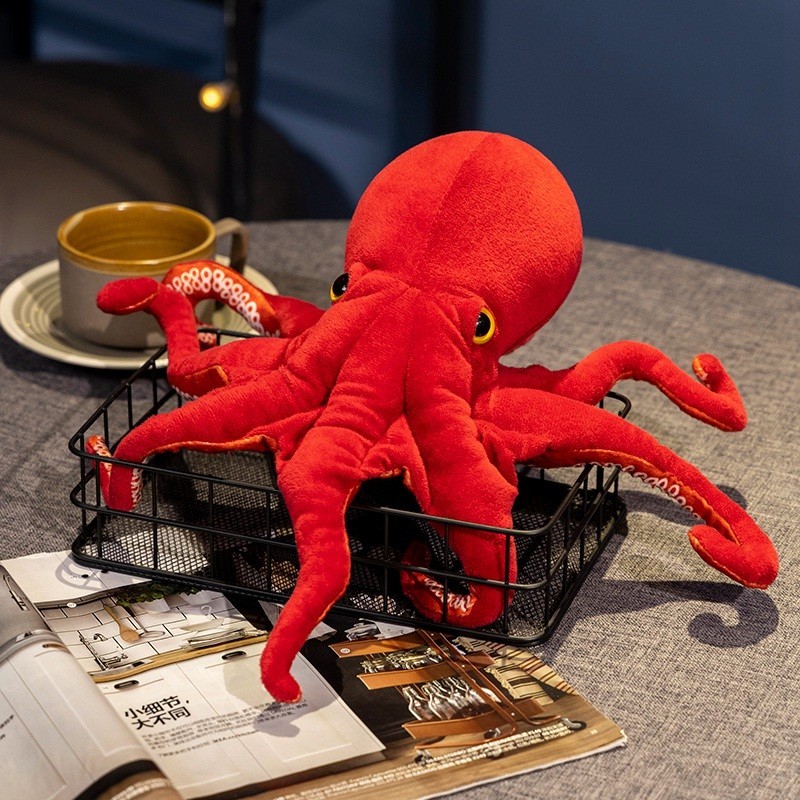 40cm75cm Lifelike Octopus Plush Toy Stuffed Simulation Sea Animal Plush Toys Red Octopus Dolls & Stu