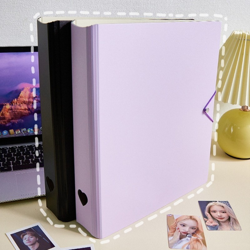 

4/8 Grids Photo Card Binder Loose-leaf Photo Album 3-inch Photocard Holder Kpop Idol Photo Collection Book Binding Machine 앨범