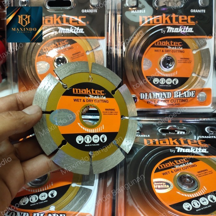 Diamond Wheel MAKTEC Kering Mata Potong Gerinda Keramik 4" Inch Maktec