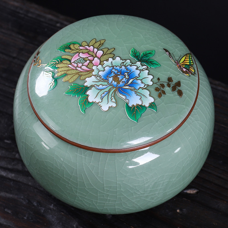 Ceramic Sealed Jar, Large Household Portable Storage Jar, Pet Cinerary, Souvenir