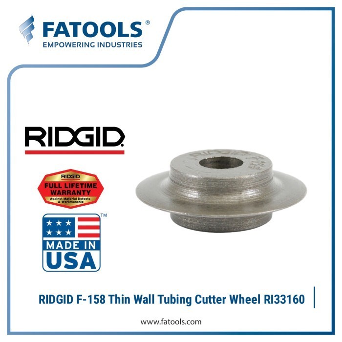 

GB99 RIDGID 33160 F158 Thin Wall Tubing Cutter Wheel