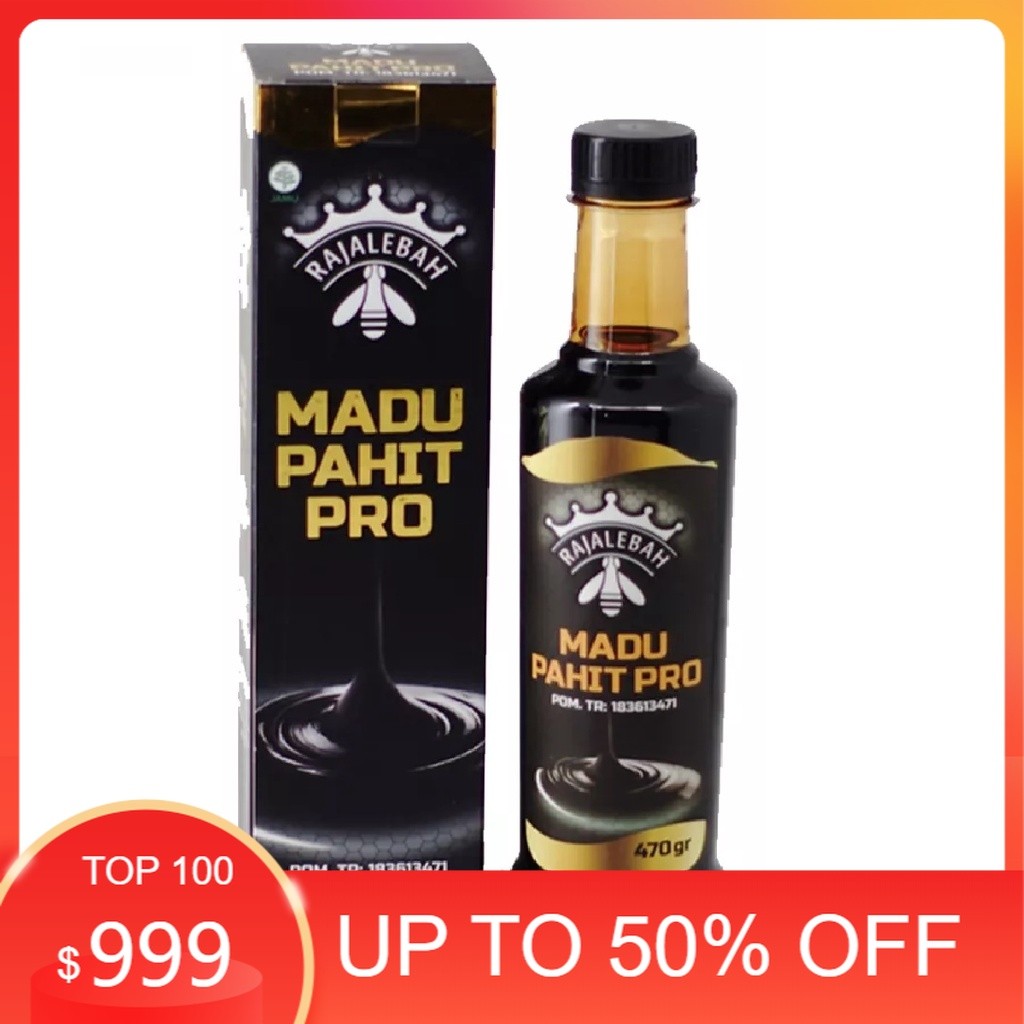 

Madu Hitam Pahit Raja Pro dari Raja Lebah Plus Propolis -470ml
