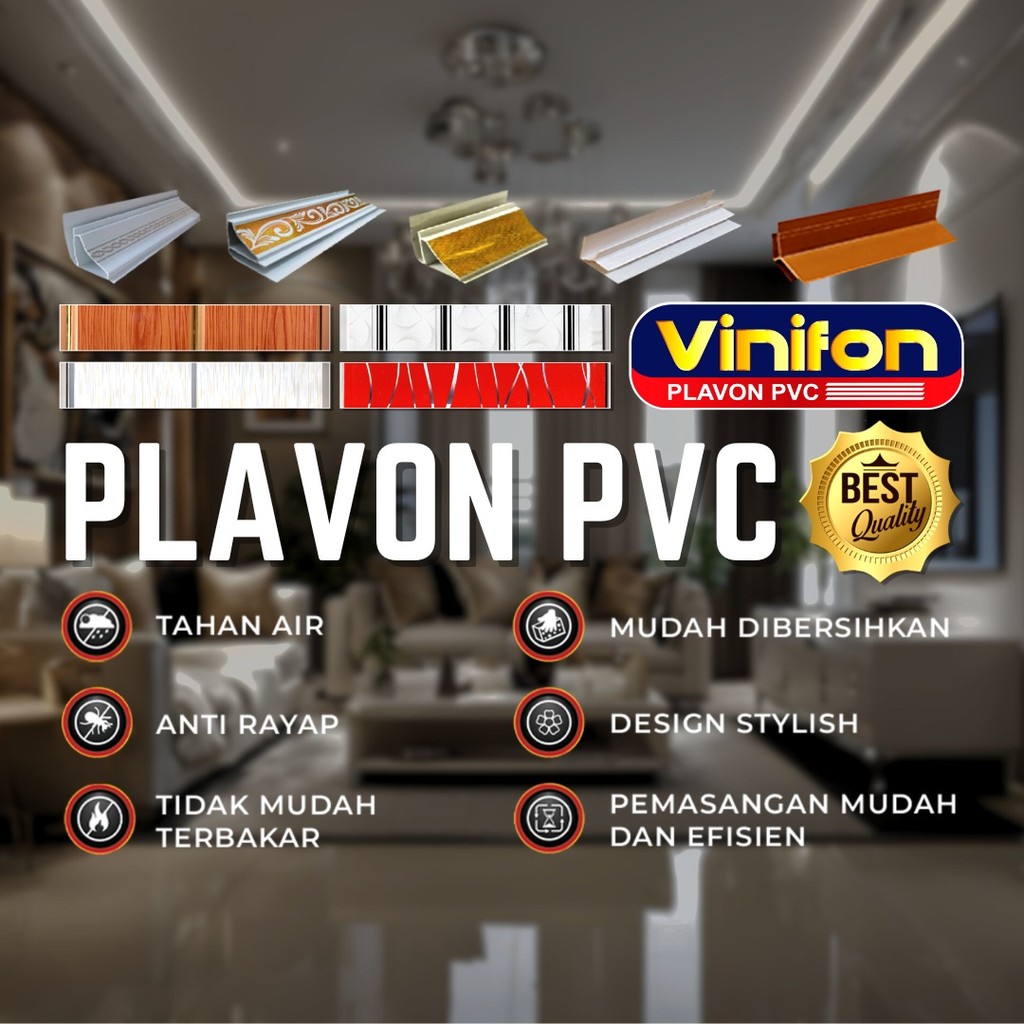 List Plafon PVC Murah & Minimalis - Vinifon