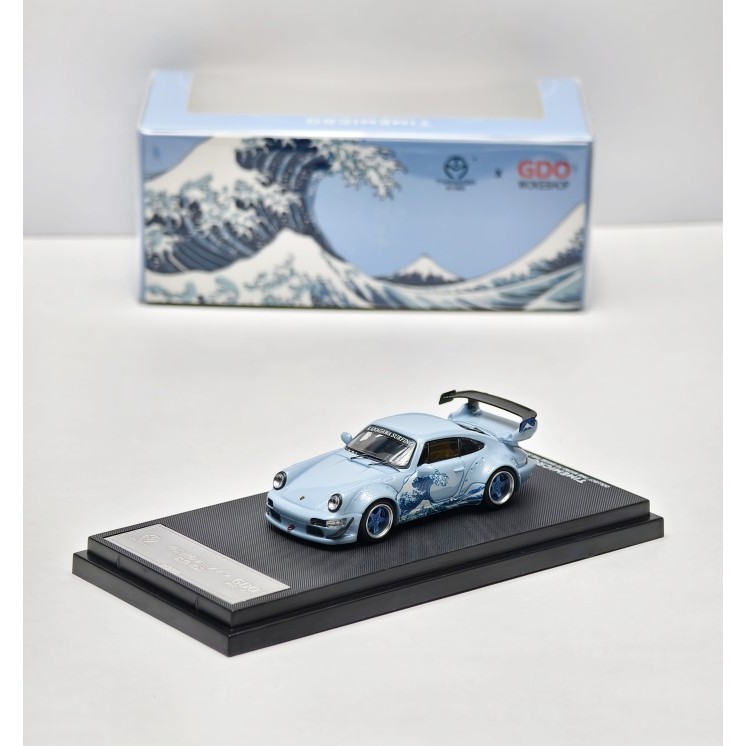 Time Micro Porsche RWB 964 Kanagawa Surfing Japan GT Wing Limited Edition GDO
