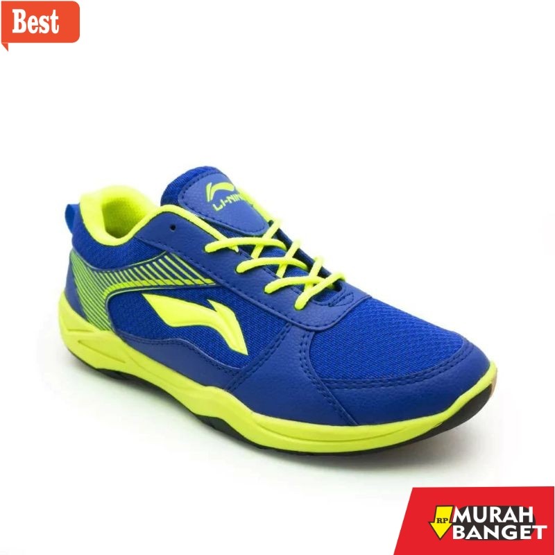 sepatu badminton murah berkualitas Sepatu Badminton Pria Lining Saga Lite 2 Terbaru