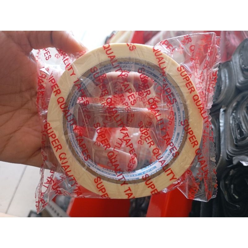 

Lakban Kertas | Masking tape 24mm x 20 Meter | Isolasi kertas murah