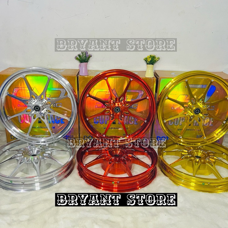 DELKEVIC DND ORIGINAL VELG RACING CNC D-8 PALANG 8 185x14 & 215x14 VARIO 110  BEAT SCOOPY GENIO SPAC