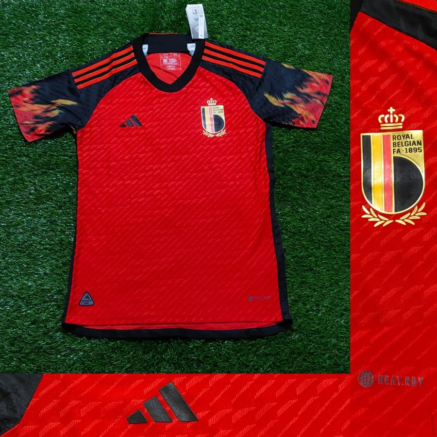 PLAYER ISSUE JERSEY BELGIA HOME HEAT DRY PIALA DUNIA 2022 GRADE ORI