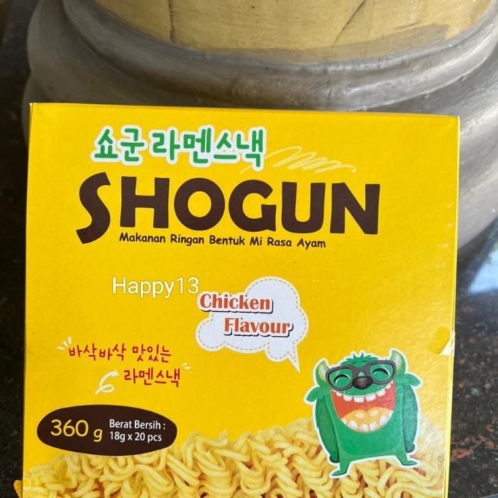 

1Box Isi 30bungkus kecil Mie Kremes Shogun Korea - Chicken isi 20