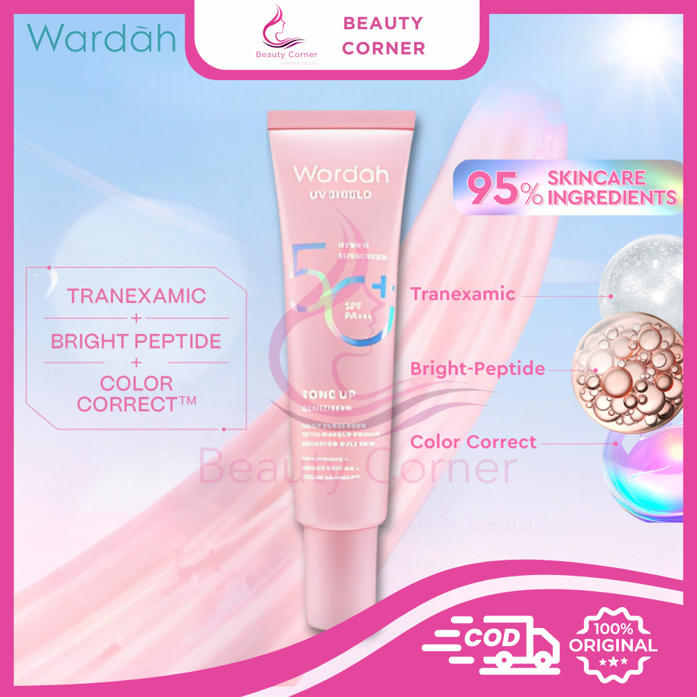 Wardah UV Shield Tone Up Sunscreen SPF 50+ PA+++ - 30ml