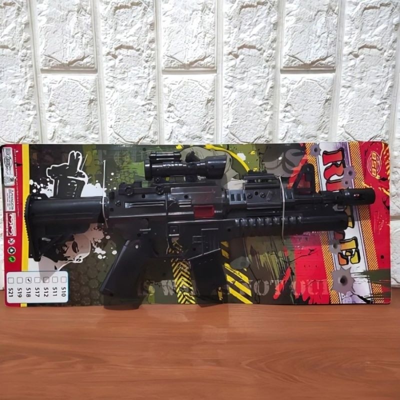 Mainan Tembak-Tembakan dengan Bunyi dan Lampu