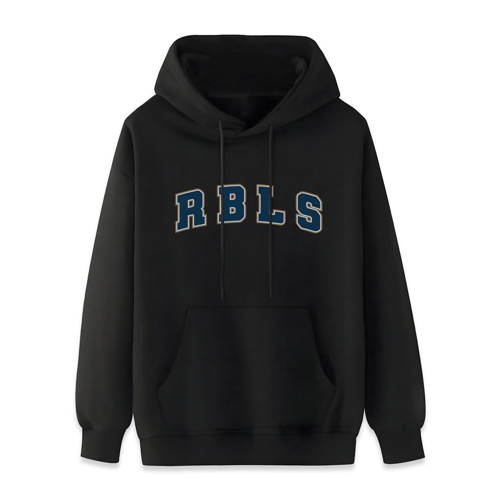 RocketRebels Hoodie Fleece RBLS Front Font Design Unisex Street Wear By Sellaa.id