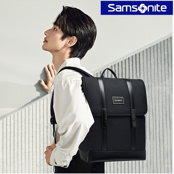Mab Backpack Laptop Samsonite BP7 Velence For Man and Woman Busines Casual Black Fit Up 15,6 Inch Or