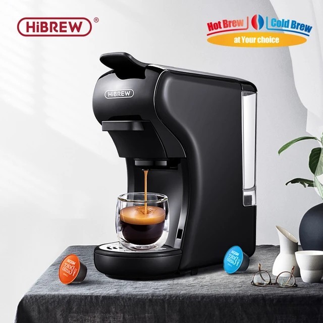 HiBREW Mesin Kopi Kapsul 3in1 for Nespresso Dolce Gusto